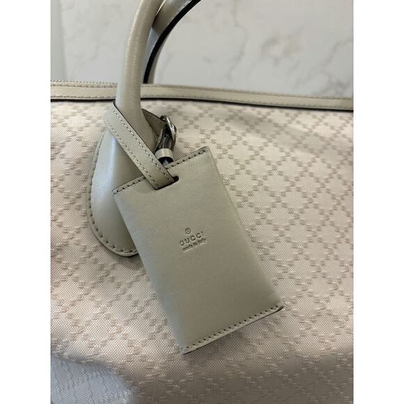 Gucci Handbag in Light Beige Canvas - Good Condition - Picture 7 of 8